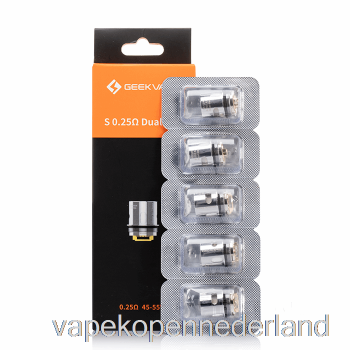 Vape Nederland Geek Vape S Vervangende Spoelen 0.25ohm S Dubbele Mesh-spoelen